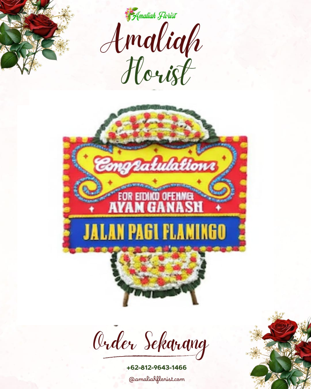Sewa Papan Bunga Wanasalam